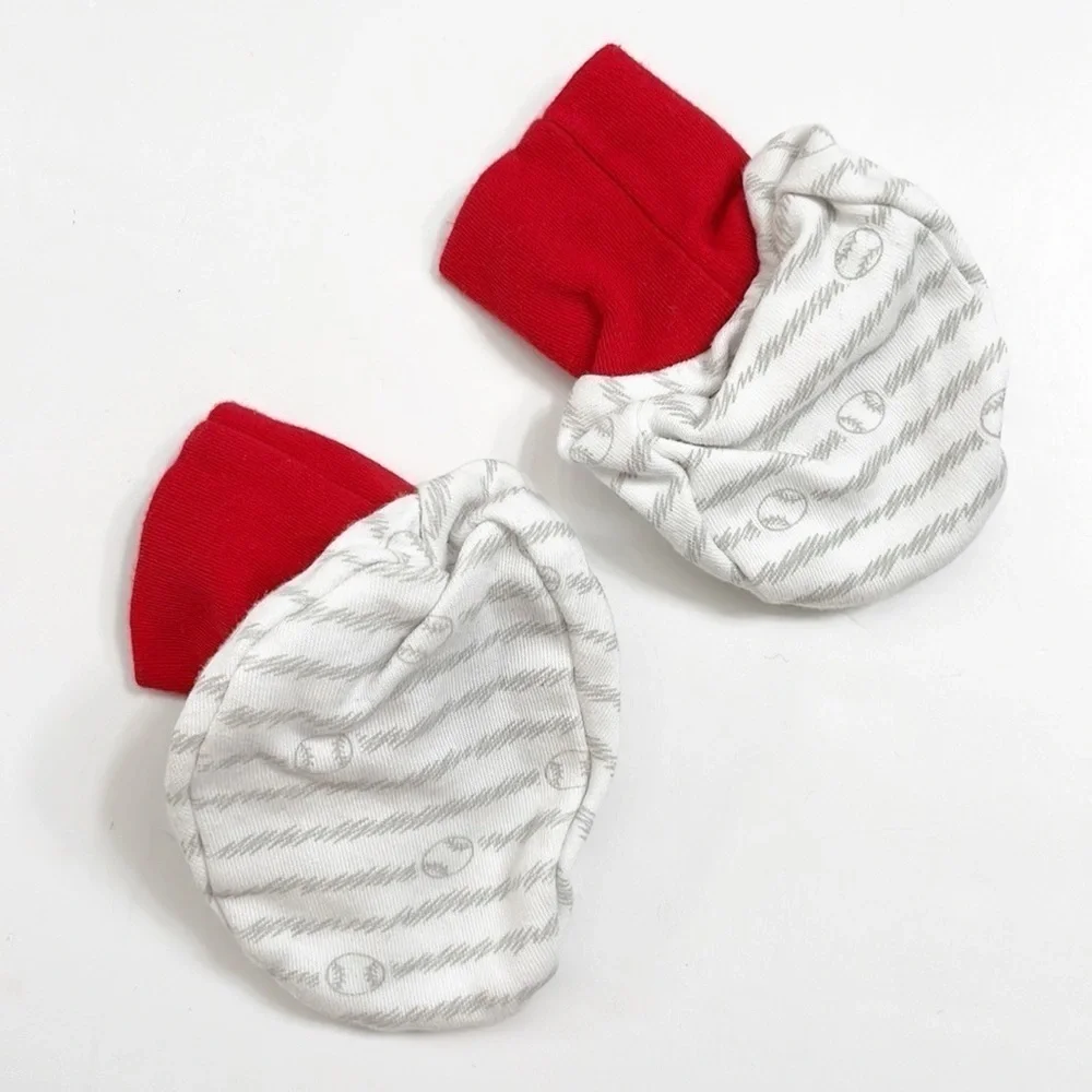 Los Angeles Angels baby booties